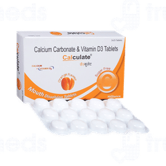 Calculate Orange Flavour Sugar Free Tablet 15 Calculate Orange Flavour Sugar Free Tablet 15