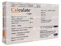Calculate Orange Flavour Sugar Free Tablet 15