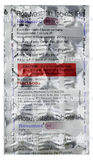 Rosumac 20 MG Tablet 15