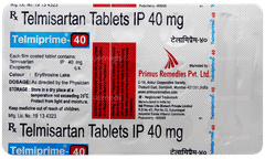 Telmiprime 40 Tablet 15