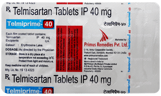 Telmiprime 40 Tablet 15