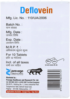 Deflovein Tablet 10