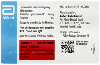 Vertin Dt 16 Tablet 15