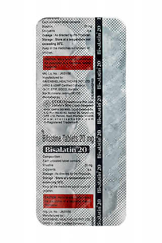 Bisalatin 20 Tablet 10