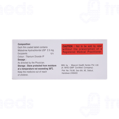 Hypodrin 2.5 Tablet 10