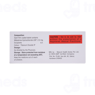 Hypodrin 2.5 Tablet 10