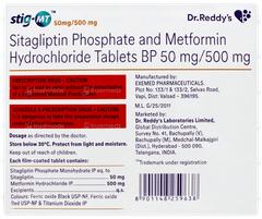 Stig Mt 50mg/500mg Tablet 15 Stig Mt 50mg/500mg Tablet 15