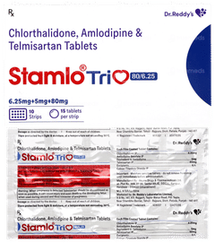 Stamlo Trio 80/6.25 Tablet 15