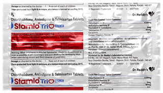 Stamlo Trio 80/6.25 Tablet 15