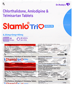 Stamlo Trio 40/6.25 Tablet 15