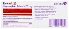 Rivared 20 Tablet 10 Rivared 20 Tablet 10
