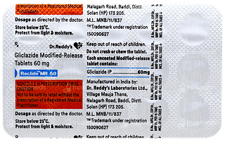 Reclide Mr 60 Tablet 15