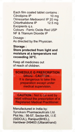 Cilidin Trio Tablet 15 Cilidin Trio Tablet 15