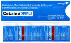 Cetzine Cold Tablet 10