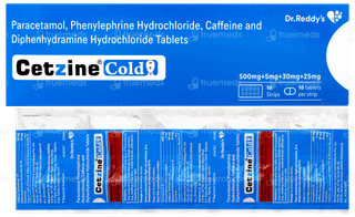 Cetzine Cold Tablet 10