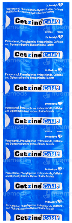 Cetzine Cold Tablet 10 Cetzine Cold Tablet 10
