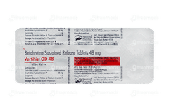Vertihist Od 48 Tablet 10