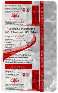 Dayclazide Mp 40 Tablet 10
