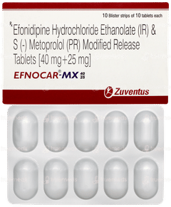 Efnocar Mx 40/25 Tablet 10