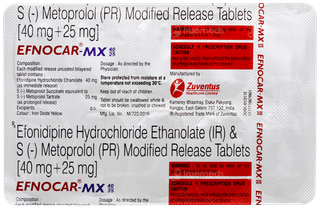 Efnocar Mx 40/25 Tablet 10