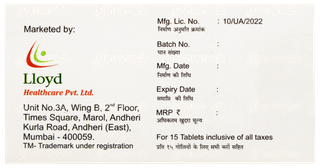 Cilidin 20 Tablet 15