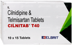 Cilnitab T40 Tablet 15