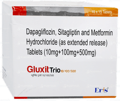 Gluxit Trio 10/100/500 Tablet 15 Gluxit Trio 10/100/500 Tablet 15