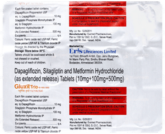 Gluxit Trio 10/100/500 Tablet 15 Gluxit Trio 10/100/500 Tablet 15