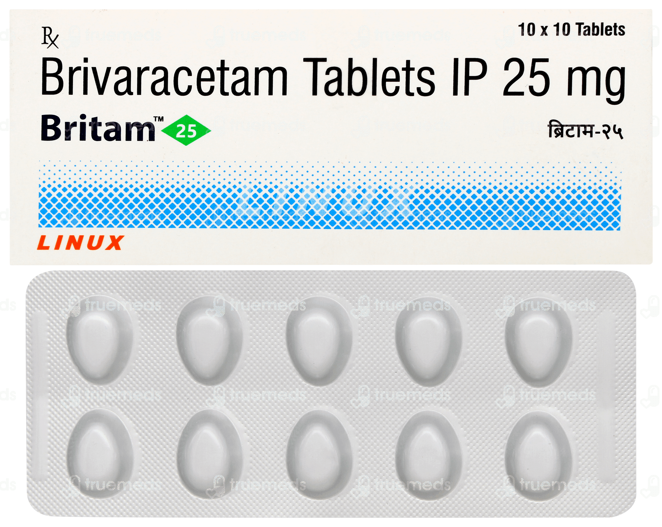 Britam 25 Mg Tablet 10 - Uses, Side Effects, Dosage, Price | Truemeds