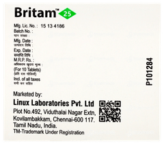 Britam 25 Tablet 10
