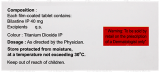Bilast 40 Tablet 10