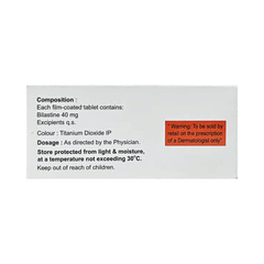 Bilast 40 Tablet 10