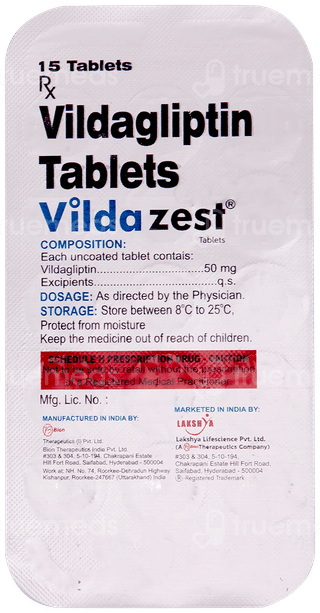Vildazest Tablet 15