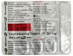 Neksium 20mg Tablet 15 Neksium 20mg Tablet 15