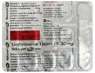 Neksium 20 MG Tablet 15