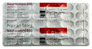 Neurocetam 800 MG Tablet 30