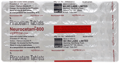 Neurocetam 800 Tablet 30 Neurocetam 800 Tablet 30