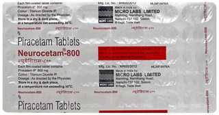 Neurocetam 800 Tablet 30