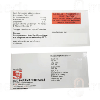 Minilip Ez 40/10 MG Tablet 10