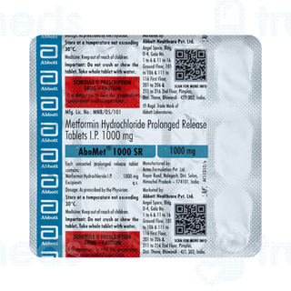 Abomet 1000 Sr Tablet 15