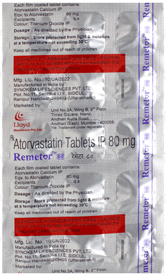 Remetor 80 Tablet 15