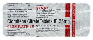 Clomivate 25 Tablet 10