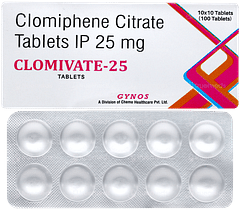 Clomivate 25 Tablet 10