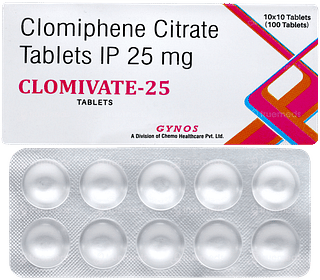 Clomivate 25 Tablet 10