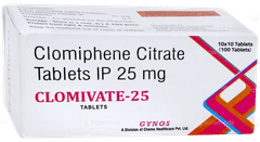Clomivate 25 Tablet 10 Clomivate 25 Tablet 10