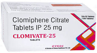 Clomivate 25 Tablet 10