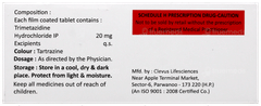 Trimia 20 Tablet 10 Trimia 20 Tablet 10