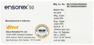 Ensorex 50 Tablet 15