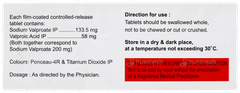 Valprid Cr 200 Tablet 15
