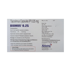 Biomus 0.25 Capsule 10